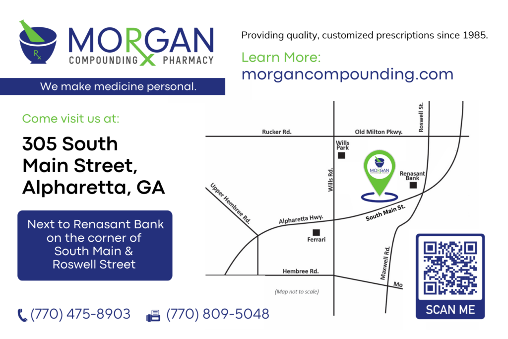 Morgan Compounding Pharmacy Map in Alpharetta, Georgia